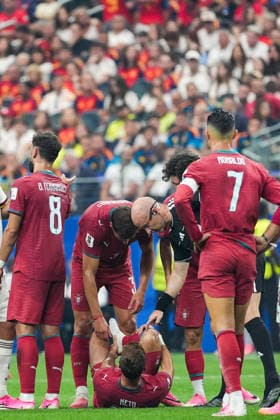 Pedro Neto of Portugal reacts during a FIFA Men’s World Cup 2026 round of 16 football match between Portugal and Spain at Dallas Stadium, in Arlington on July 06th 2026 (Photo by LVDIDI SPP)  Copyright: xLVDIDI SPPx Sportspressphoto_SPR186434