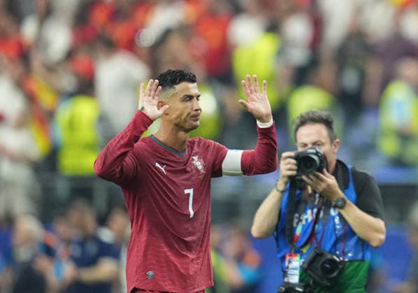 Cristiano Ronaldo (Portugal) during Portugal and Spain, Round of 16 FIFA World Cup, WM, Weltmeisterschaft, Fussball 2026, Dallas, United States, USA on July 6, 2026. Thor Wegner DeFodi Images. (Photo by DeFodi Images) - *** Cristiano Ronaldo of Portugal during the Portugal vs. Spain Round of 16 match at the 2026 FIFA World Cup in Dallas, United States, USA, on July 6, 2026. Photo by DeFodi Images (Thor Wegner)