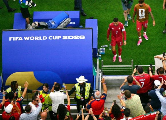 FIFA World Cup, WM, Weltmeisterschaft, Fussball 2026 - Round of 16 - Portugal vs Spain Cristiano Ronaldo of Portugal leaves after the FIFA World Cup 2026 Round of 16 match Portugal against Spain, in Dallas, USA, 06 July 2026. DALLAS United States  Copyright: xSAMxWASSONx