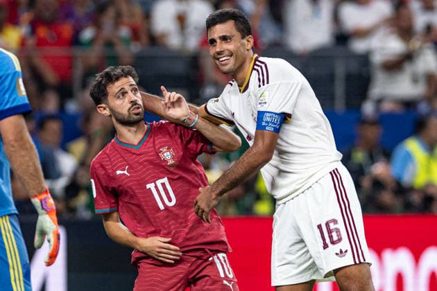 during the FIFA World Cup, WM, Weltmeisterschaft, Fussball 2026 Round of 16 match between Portugal and Spain at Dallas Stadium on July 6th, 2026, in Dallas, Texas, United States. (Photo by Riquelve Nata Sports Press Photo)  Copyright: xRiquelvexNata SportsxPressxPhotox Sportspressphoto_SPR186479