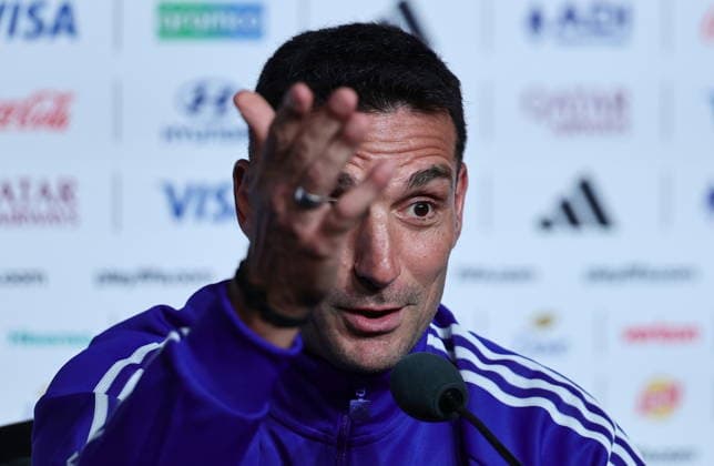 FIFA World Cup, WM, Weltmeisterschaft, Fussball 2026 - Argentina press conference, PK, Pressekonferenz Argentina s head coach Lionel Scaloni gives a press conference in Atlanta, Georgia, USA, 06 July 2026. Argentina will face Egypt on 07 July in their FIFA World Cup 2026 round of 16 match. ATLANTA United States  Copyright: xRONALDxWITTEKx