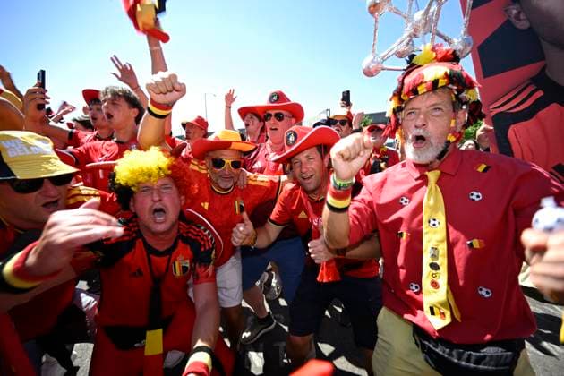 USA vs Belgium - FIFA World Cup, WM, Weltmeisterschaft, Fussball 2026 SEATTLE, UNITED STATES OF AMERICA - JULY 06 : Supporters and fans of Belgium pictured during the FIFA World Cup 2026 round of 16 match between the United States of America and Belgium at the Lumen Field stadium on July 6, 2026 in Seattle, United States of America, 06 07 2026 Seattle United States of America  Copyright: xNicoxVereeckenx