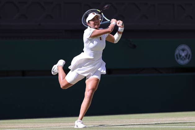 Alexandra Eala, PHI, during fourth round of 2026 All England Lawn Tennis Championships at Wimbledon, womens singles, London, 06 07 2026; - *** Alexandra Eala, PHI, during the fourth round of the 2026 All England Lawn Tennis Championships at Wimbledon, women s singles, London, July 6, 2026 