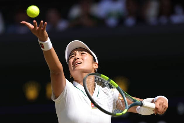 Alexandra Eala, PHI, during fourth round of 2026 All England Lawn Tennis Championships at Wimbledon, womens singles, London, 06 07 2026; - *** Alexandra Eala, PHI, during the fourth round of the 2026 All England Lawn Tennis Championships at Wimbledon, women s singles, London, July 6, 2026 