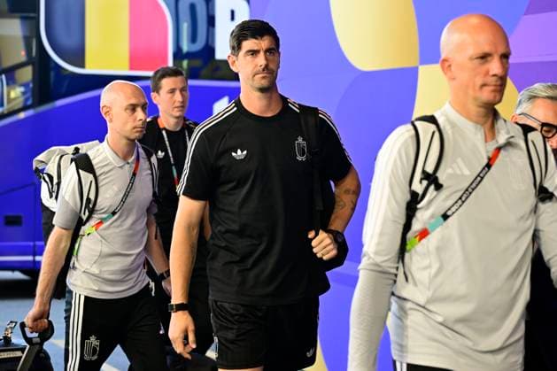 USA vs Belgium - FIFA World Cup, WM, Weltmeisterschaft, Fussball 2026 SEATTLE, UNITED STATES OF AMERICA - JULY 06 : Courtois Thibaut goalkeeper of Belgium arriving at the stadium pictured during the FIFA World Cup 2026 round of 16 match between the United States of America and Belgium at the Lumen Field stadium on July 6, 2026 in Seattle, United States of America, 06 07 2026 Seattle United States of America  Copyright: xJanxDexMeuleneirx