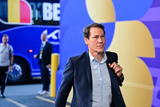 Belgium s head coach Rudi Garcia arrives for a soccer game between the USA and Belgian national team, Nationalteam Red Devils, on Monday 06 July 2026, at the Seattle Field, in Seattle, a 1 8 finals game in the FIFA World Cup, WM, Weltmeisterschaft, Fussball 2026. DIRKxWAEM  x180549923x