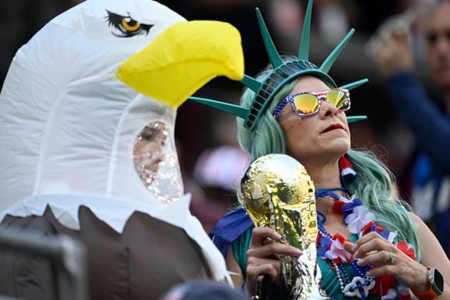 USA vs Belgium - FIFA World Cup, WM, Weltmeisterschaft, Fussball 2026 SEATTLE, UNITED STATES OF AMERICA - JULY 06 : Supporters and fans of USA pictured during the FIFA World Cup 2026 round of 16 match between the United States of America and Belgium at the Lumen Field stadium on July 6, 2026 in Seattle, United States of America, 06 07 2026 Seattle United States of America  Copyright: xNicoxVereeckenx