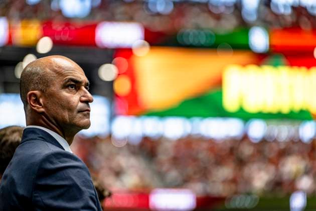 DALLAS - National coach Roberto Martinez of the Portuguese national team, Nationalteam during the 2026 World Cup match between Portugal and Spain at Dallas Stadium on July 6, 2026, in Dallas, United States. (Photo by Stefan Koops EYE4IMAGES DeFodi Images) - *** DALLAS: Roberto Martinez, head coach of the Portuguese national team, during the 2026 World Cup match between Portugal and Spain at Dallas Stadium on July 6, 2026, in Dallas, United States. Photo by Stefan Koops, EYE4IMAGES, DeFodi Images