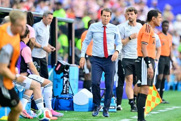 USA vs Belgium - FIFA World Cup, WM, Weltmeisterschaft, Fussball 2026 SEATTLE, UNITED STATES OF AMERICA - JULY 06 : Garcia Rudi head coach of Belgium pictured during the FIFA World Cup 2026 round of 16 match between the United States of America and Belgium at the Lumen Field stadium on July 6, 2026 in Seattle, United States of America, 06 07 2026 Seattle United States of America  Copyright: xJanxDexMeuleneirx