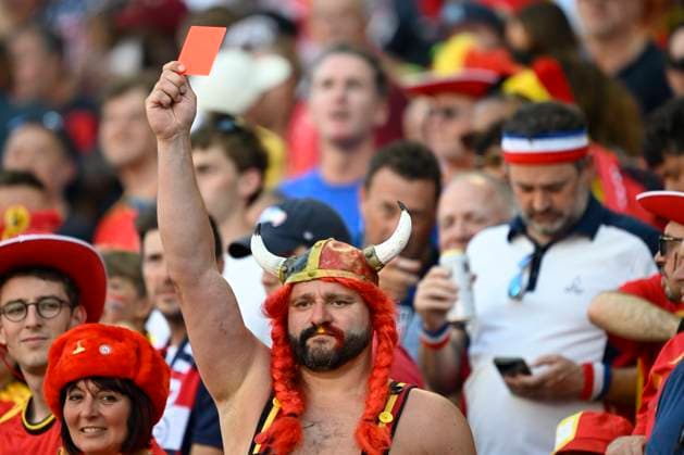 USA vs Belgium - FIFA World Cup, WM, Weltmeisterschaft, Fussball 2026 SEATTLE, UNITED STATES OF AMERICA - JULY 06 : Obelgix pictured during the FIFA World Cup 2026 round of 16 match between the United States of America and Belgium at the Lumen Field stadium on July 6, 2026 in Seattle, United States of America, 06 07 2026 Seattle United States of America  Copyright: xNicoxVereeckenx