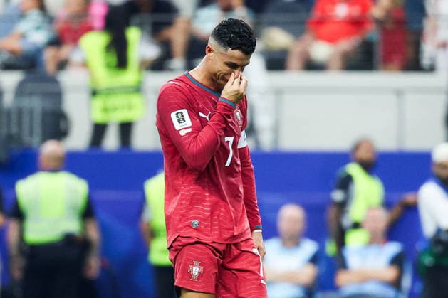 July 6, 2026, Arlington, Tx, United States: Cristiano Ronaldo cries after Portugal s 1-0 defeat to Spain the Round of 16 match at the FIFA World Cup, WM, Weltmeisterschaft, Fussball at Dallas Stadium, in Texas, United States, on Monday, July 06, 2026. Arlington United States - ZUMAv122 20260706_aap_v122_018 Copyright: xWilliamxVolcovx