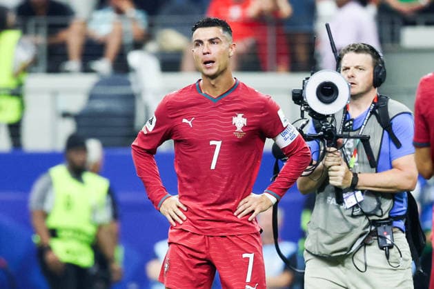 July 6, 2026, Arlington, Tx, United States: Cristiano Ronaldo cries after Portugal s 1-0 defeat to Spain the Round of 16 match at the FIFA World Cup, WM, Weltmeisterschaft, Fussball at Dallas Stadium, in Texas, United States, on Monday, July 06, 2026. FIFA World Cup 2026 - Round Of 16 - Portugal V Spain  - ZUMAv122 20260706_aap_v122_046 Copyright: xWilliamxVolcovx