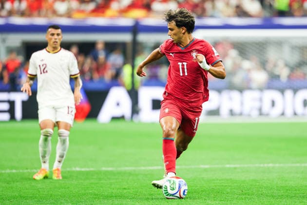July 6, 2026, Arlington, Tx, United States: JooÂ£o Fo lix player of Portugal during the Round of 16 match between Portugal and Spain at the FIFA World Cup, WM, Weltmeisterschaft, Fussball at Dallas Stadium, in Texas, United States, on Monday, July 06, 2026. FIFA World Cup 2026 - Round Of 16 - Portugal V Spain  - ZUMAv122 20260706_aap_v122_068 Copyright: xWilliamxVolcovx