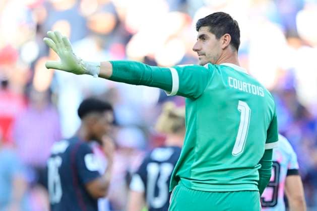 USA vs Belgium - FIFA World Cup, WM, Weltmeisterschaft, Fussball 2026 SEATTLE, UNITED STATES OF AMERICA - JULY 06 : Courtois Thibaut goalkeeper of Belgium pictured during the FIFA World Cup 2026 round of 16 match between the United States of America and Belgium at the Lumen Field stadium on July 6, 2026 in Seattle, United States of America, 06 07 2026 Seattle United States of America  Copyright: xJanxDexMeuleneirx