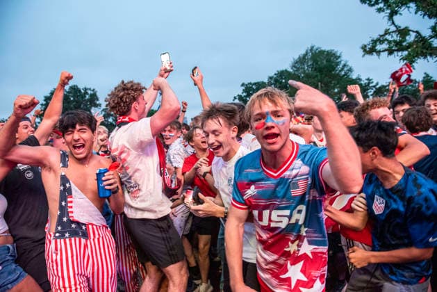 July 6, 2026, Philadelphia, Pennsylvania, United States: Fans of Team USA react after USA scores a goal during the match at FIFA Fan Festival the famous Lemon Hill in PhiladelphiaÃ¢â‚¬â ¢s Fairmount Park Philadelphia United States - ZUMArf1_ 20260706_zaf_rf1_030 Copyright: xRickyxFitchettx