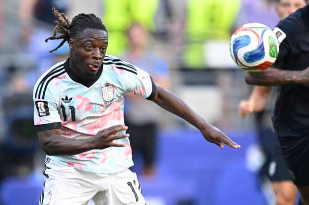 USA vs Belgium - FIFA World Cup, WM, Weltmeisterschaft, Fussball 2026 SEATTLE, UNITED STATES OF AMERICA - JULY 06 : Doku Jeremy forward of Belgium pictured during the FIFA World Cup 2026 round of 16 match between the United States of America and Belgium at the Lumen Field stadium on July 6, 2026 in Seattle, United States of America, 06 07 2026 Seattle United States of America  Copyright: xNicoxVereeckenx