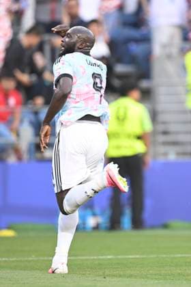 USA vs Belgium - FIFA World Cup, WM, Weltmeisterschaft, Fussball 2026 SEATTLE, UNITED STATES OF AMERICA - JULY 06 : Lukaku Romelu forward of Belgium celebrates scoring a goal pictured during the FIFA World Cup 2026 round of 16 match between the United States of America and Belgium at the Lumen Field stadium on July 6, 2026 in Seattle, United States of America, 06 07 2026 Seattle United States of America  Copyright: xNicoxVereeckenx