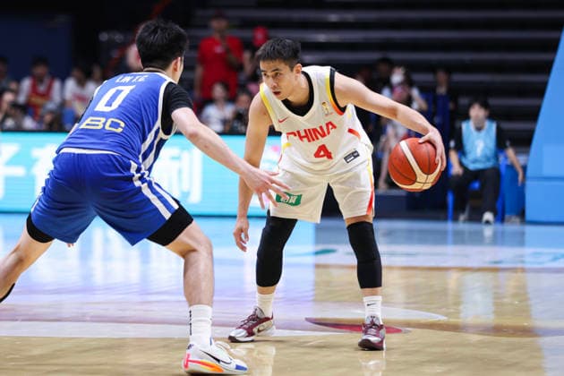 GOYANG, SOUTH KOREA - JULY 06: Players from China and Chinese Taipei compete during the FIBA Men s World Cup 2027 Asian Qualifiers match on July 6, 2026 in Goyang, South Korea. China defeated Chinese Taipei 92-74 in the first phase of the tournament.  Copyright: xVCGx 111652606354