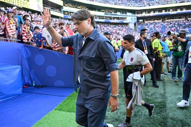 USA vs Belgium - FIFA World Cup, WM, Weltmeisterschaft, Fussball 2026 SEATTLE, UNITED STATES OF AMERICA - JULY 06 : Pochettino Mauricio head coach of USA pictured during the FIFA World Cup 2026 round of 16 match between the United States of America and Belgium at the Lumen Field stadium on July 6, 2026 in Seattle, United States of America, 06 07 2026 Seattle United States of America  Copyright: xNicoxVereeckenx