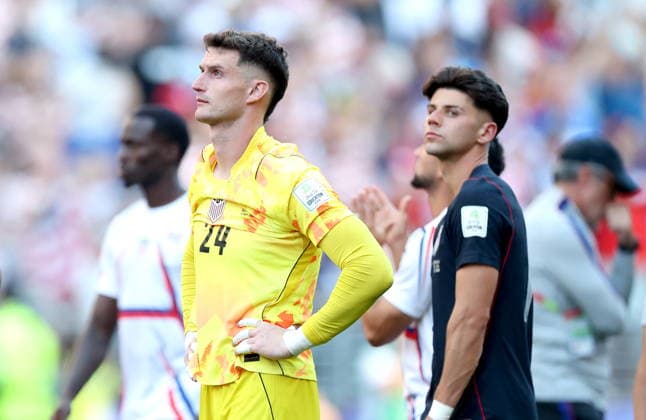 FIFA World Cup, WM, Weltmeisterschaft, Fussball 2026 - Round of 16 - USA vs Belgium Goalkeeper Matt Freese of USA looks on after the FIFA World Cup 2026 Round of 16 match USA against Belgium, in Seattle, USA, 06 July 2026. The US team lost 1-4. SEATTLE United States  Copyright: xCHRISTOPHERxTORRESx