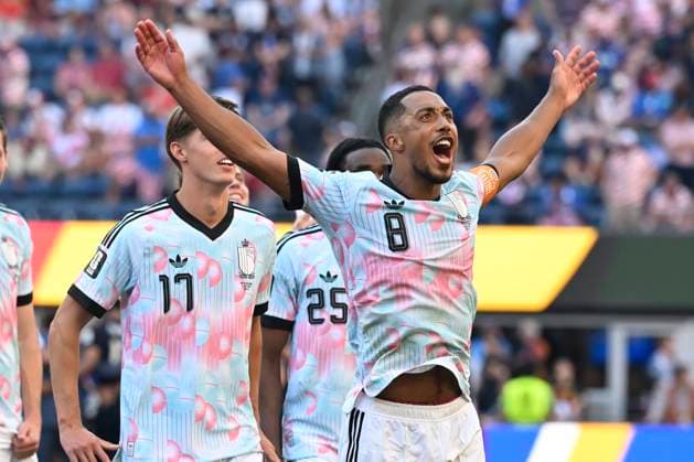 USA vs Belgium - FIFA World Cup, WM, Weltmeisterschaft, Fussball 2026 SEATTLE, UNITED STATES OF AMERICA - JULY 06 : Tielemans Youri midfielder of Belgium pictured during the FIFA World Cup 2026 round of 16 match between the United States of America and Belgium at the Lumen Field stadium on July 6, 2026 in Seattle, United States of America, 06 07 2026 Seattle United States of America  Copyright: xNicoxVereeckenx