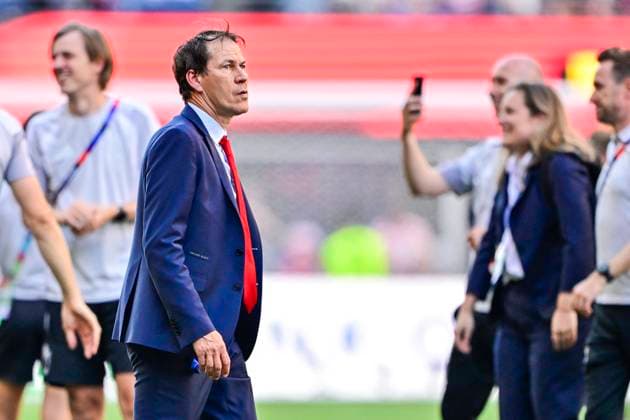 USA vs Belgium - FIFA World Cup, WM, Weltmeisterschaft, Fussball 2026 SEATTLE, UNITED STATES OF AMERICA - JULY 06 : Garcia Rudi head coach of Belgium after the game pictured during the FIFA World Cup 2026 round of 16 match between the United States of America and Belgium at the Lumen Field stadium on July 6, 2026 in Seattle, United States of America, 06 07 2026 Seattle United States of America  Copyright: xJanxDexMeuleneirx