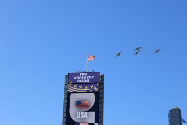 (260707) -- SEATTLE, July 7, 2026 -- A pre-match ceremony is held before the round of 16 match between the United States and Belgium at the 2026 FIFA World Cup, WM, Weltmeisterschaft, Fussball at Seattle Stadium in Seattle, the United States, July 6, 2026. ) (SP)U.S.-SEATTLE-FOOTBALL-FIFA WORLD CUP-ROUND OF 16-USA VS BEL MaoxSiqian 