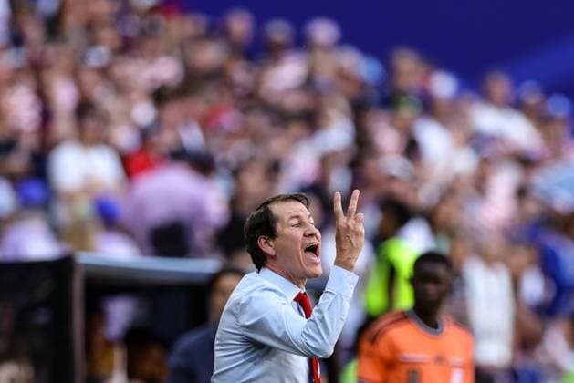 Belgium s head coach Rudi Garcia pictured during a soccer game between the USA and Belgian national team, Nationalteam Red Devils, on Monday 06 July 2026, at the Seattle Field, in Seattle, a 1 8 finals game in the FIFA World Cup, WM, Weltmeisterschaft, Fussball 2026. BRUNOxFAHY  x180557431x