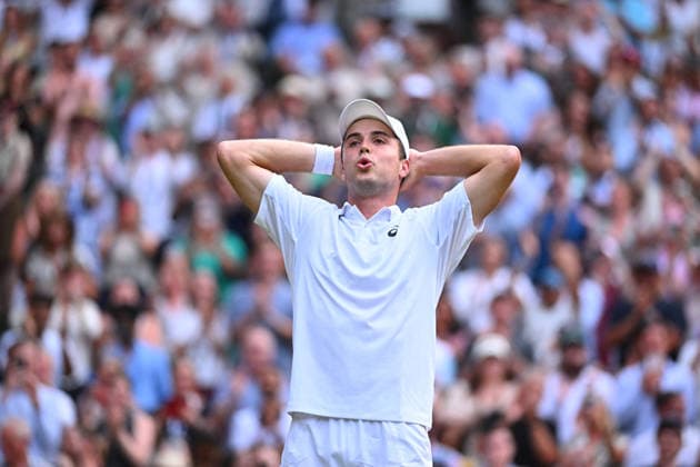 2026 Wimbledon - Arthur Fery Arthur Fery (GBR) during his fourth round match at the 2026 Wimbledon Championships at the AELTC in London, GREAT BRITAIN, on JULY 6, 2026. Photo by Corinne Dubreuil ABACAPRESS.COM London  Copyright: xDubreuilxCorinne ABACAx