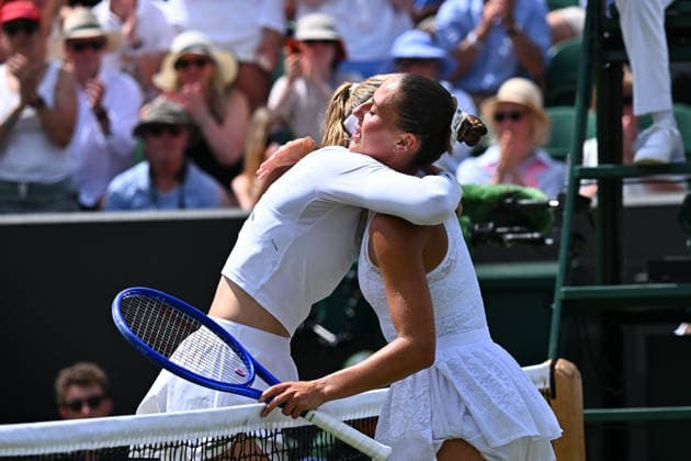 2026 Wimbledon - Marta Kostyuk Marta Kostyuk (UKR) during her fourth round match at the 2026 Wimbledon Championships at the AELTC in London, GREAT BRITAIN, on JULY 6, 2026. Photo by Corinne Dubreuil ABACAPRESS.COM London  Copyright: xDubreuilxCorinne ABACAx