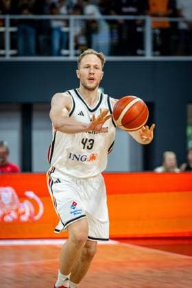 Basketball Bamberg 06.07.2026.2026 FIBA World Cup Qualifier Qualifikation zur Weltmeisterschaft 2027 Deutschland (GER) - Zypern (CYP) Christian Sengfelder (Deutschland, No.43) *** Basketball Bamberg July 6, 2026 2026 FIBA World Cup Qualifier Qualification for the 2027 World Cup Germany GER Cyprus CYP Christian Sengfelder Germany, No. 43
