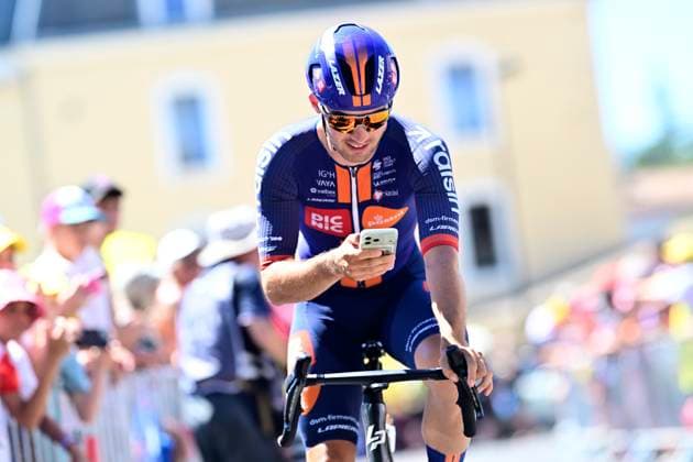 Tour de France 2026 Stage 4 FOIX, FRANCE - JULY 07 : Markl Niklas (GER) of Team Picnic PostNL during stage 4 of the 113rd edition of Tour de France an UCI World Tour 2.UWT cycling road race stage for Men Elite of 182 km with start in Carcassonne and finish in Foix on July 7, 2026 in Foix, France, 07 07 2026 Foix France  Copyright: xPeterxDexVoechtx