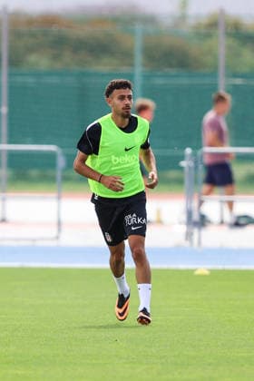 Besiktas pre-season camp in Slovakia SAMORIN, SLOVAKIA - JULY 07: Ilhan Fakili of Besiktas takes part a pre-season training session under the management of head coach Vincenzo Italiano at the Slovakia Olympic Training Center in Samorin, Slovakia on July 07, 2026. Muhammed Ali Yigit Anadolu Samorin Slovakia. Editorial use only. Please get in touch for any other usage.  Copyright: x2026xAnadoluxMuhammedxAlixYigitx