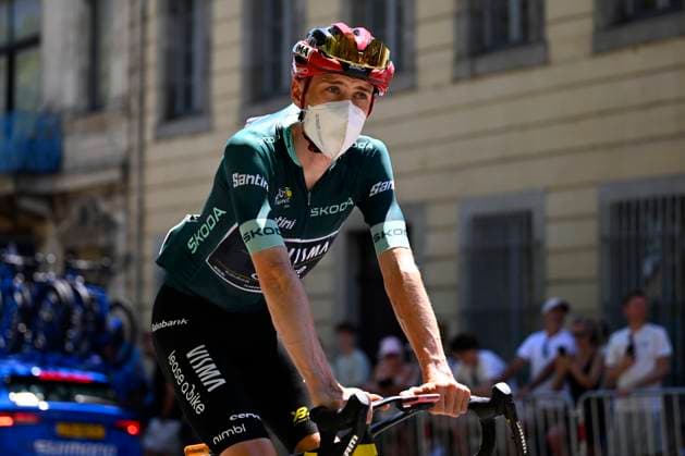 Tour de France 2026 Stage 4 FOIX, FRANCE - JULY 07 : Vingegaard Jonas (DEN) of Team Visma Lease a Bike during stage 4 of the 113rd edition of Tour de France an UCI World Tour 2.UWT cycling road race stage for Men Elite of 182 km with start in Carcassonne and finish in Foix on July 7, 2026 in Foix, France, 07 07 2026 Foix France  Copyright: xTomasxSiskx