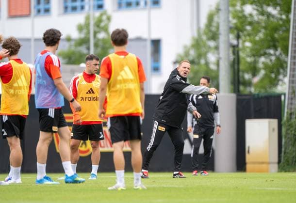 Fußball, Herren, Saison 2026 2027, 1. Bundesliga, 1. FC Union Berlin, Training auf Trainingsplatz II, Trainer Mauro Lustrinelli (1. FC Union Berlin), 07.07. 2026, *** Soccer, Men s, 2026–2027 Season, Bundesliga 1, 1. FC Union Berlin, Practice on Training Field II, Coach Mauro Lustrinelli, 1. FC Union Berlin, July 7, 2026, Copyright: xMatthiasxKochx