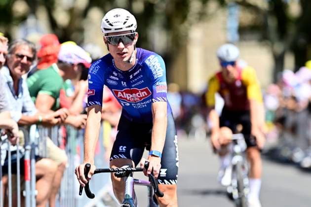 Tour de France 2026 Stage 4 FOIX, FRANCE - JULY 07 : Debruyne Ramses (BEL) of Alpecin - Premier Tech during stage 4 of the 113rd edition of Tour de France an UCI World Tour 2.UWT cycling road race stage for Men Elite of 182 km with start in Carcassonne and finish in Foix on July 7, 2026 in Foix, France, 07 07 2026 Foix France  Copyright: xPeterxDexVoechtx