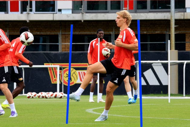 DEU, DFL, 1. FBL, 1.FC Union, Training, 07.07.2026, Stadion Alte Foersterei, Berlin, DEU, DFL, 1. FBL, 1.FC Union, Training, Leopold Querfeld (1.FC Union Berlin 14) DFL - regulations prohibit any use of Photographs as image sequences and or quasi-video *** DEU, DFL, 1 FBL, 1 FC Union, Training, July 7, 2026, Alte Foersterei Stadium, Berlin, DEU, DFL, 1 FBL, 1 FC Union, Training, Leopold Querfeld 1 FC Union Berlin 14 DFL regulations prohibit any use of photographs as image sequences and or quasi-video Nordphotox xEngler nph00076
