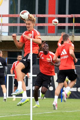 DEU, DFL, 1. FBL, 1.FC Union, Training, 07.07.2026, Stadion Alte Foersterei, Berlin, DEU, DFL, 1. FBL, 1.FC Union, Training, Tom Rothe (1.FC Union Berlin 15) DFL - regulations prohibit any use of Photographs as image sequences and or quasi-video *** DEU, DFL, 1 FBL, 1 FC Union, Training, July 7, 2026, Alte Foersterei Stadium, Berlin, DEU, DFL, 1 FBL, 1 FC Union, Training, Tom Rothe 1 FC Union Berlin 15 DFL regulations prohibit any use of photographs as image sequences and or quasi-video Nordphotox xEngler nph00076