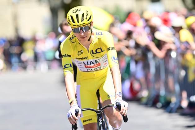 Tour de France 2026 Stage 4 FOIX, FRANCE - JULY 07 : Pogacar Tadej (SLO) of UAE Team Emirates - XRG during stage 4 of the 113rd edition of Tour de France an UCI World Tour 2.UWT cycling road race stage for Men Elite of 182 km with start in Carcassonne and finish in Foix on July 7, 2026 in Foix, France, 07 07 2026 Foix France  Copyright: xPeterxDexVoechtx