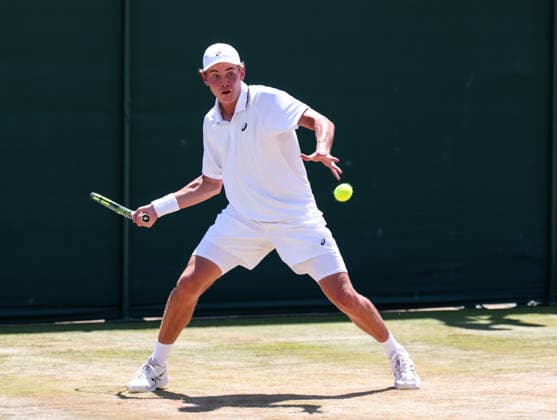 Vincent Reisach (GER) Jungen Einzel, Boys Singles Tennis - Wimbledon 2026 - Grand Slam ITF ATP, Tennis Herren WTA, Tennis Damen - AELTC - London - - Great Britain - 7 July 2026. *** Vincent Reisach GER Boys Singles, Boys Singles Tennis Wimbledon 2026 Grand Slam ITF ATP WTA AELTC London Great Britain July 7, 2026 Copyright: xJuergenxHasenkopfx