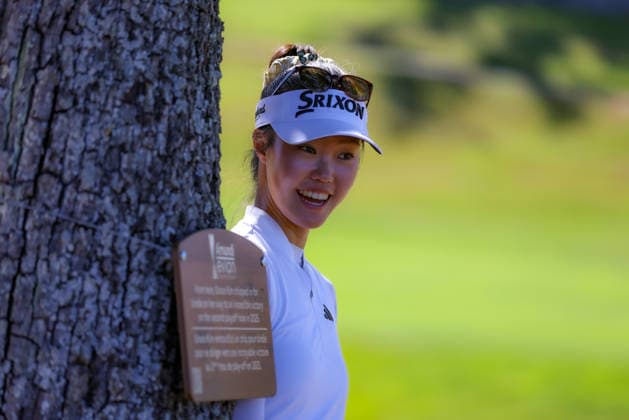 EVIAN-LES-BAINS, FRANCE - 07.07.2026: Grace Kim (AUS) of The Amundi Evian Championship at the Evian Resort Golf Club on July 07, 2026 in Evian-les-Bains, France.