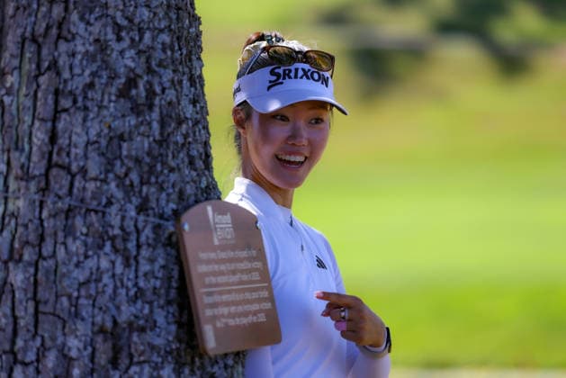 EVIAN-LES-BAINS, FRANCE - 07.07.2026: Grace Kim (AUS) of The Amundi Evian Championship at the Evian Resort Golf Club on July 07, 2026 in Evian-les-Bains, France.