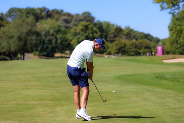 EVIAN-LES-BAINS, FRANCE - 07.07.2026: Helen Briem (GER) of The Amundi Evian Championship at the Evian Resort Golf Club on July 07, 2026 in Evian-les-Bains, France.