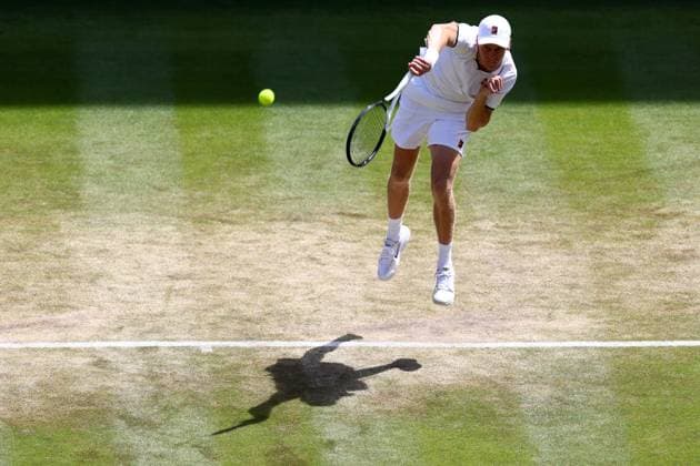 Jannik Sinner during his quarter-final match Wimbledon Tennis Championships, Day 9, The All England Lawn Tennis and Croquet Club, London, UK - 07 Jul 2026London The All England Lawn Tennis and United Kingdom  Copyright: xJamesxMarsh Shutterstockx 16978027n