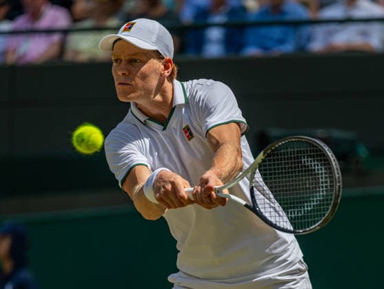 Tennis - Wimbledon Championship 2026 - Day 9 LONDON, ENGLAND - Tuesday, July 7, 2026: Jan-Lennard Struff (GER) during the Gentlemen s Singles Quarter-Final match on Day Nine of The Championships Wimbledon 2026 at the All England Lawn Tennis and Croquet Club. (Photo by Kirsten Holst Propaganda) LONDON All England Lawn Tennis and Croq GREATER LONDON ENGLAND  Copyright: xKirstenxHolstx 2026-07-07-013-Wimbledon_Day_9