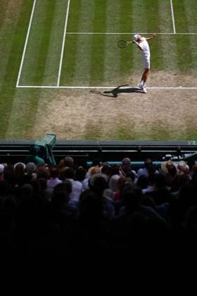 Jannik Sinner during his quarter-final match Wimbledon Tennis Championships, Day 9, The All England Lawn Tennis and Croquet Club, London, UK - 07 Jul 2026London The All England Lawn Tennis and United Kingdom  Copyright: xJamesxMarsh Shutterstockx 16978027z