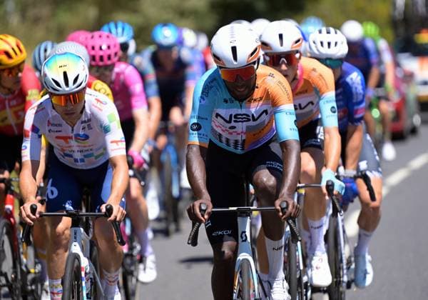 Eritrean Biniam Girmay of NSN Cycling Team pictured in action during stage 4 of the 2026 Tour de France cycling race, a stage of 181,9km from Carcassonne to Foix, on Tuesday 07 July 2026. The 113th edition of the Tour de France starts on Saturday 4 July in Barcelona, Spain, and will finish in Paris, France on the 26th of July. DAVIDxPINTENS  x180618842x