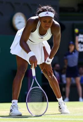 Coco Gauff dejected during her quarter-final match Wimbledon Tennis Championships, Day 9, The All England Lawn Tennis and Croquet Club, London, UK - 07 Jul 2026London The All England Lawn Tennis and United Kingdom  Copyright: xKieranxMcManus Shutterstockx 16978030u