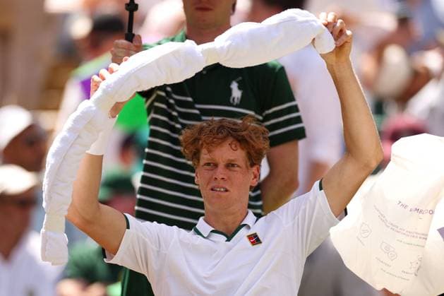 Jannik Sinner during his quarter-final match Wimbledon Tennis Championships, Day 9, The All England Lawn Tennis and Croquet Club, London, UK - 07 Jul 2026London The All England Lawn Tennis and United Kingdom  Copyright: xEllaxLing Shutterstockx 16978028f