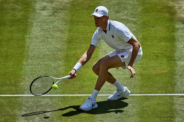 July 7, 2026, London, London, Great Britain: Jannik Sinner of Italy returns with forehand during The Championships Wimbledon , 7.7.2026 in London (All England Lawn Tennis and Croquet Club), Great Britain Tennis 2026: Grand Slam: The Championships Wimbledon: 9th Day: QF: .SINNER Vs STRUFF  - ZUMAs343 20260707_zsp_s343_070 Copyright: xMathiasxSchulzx
